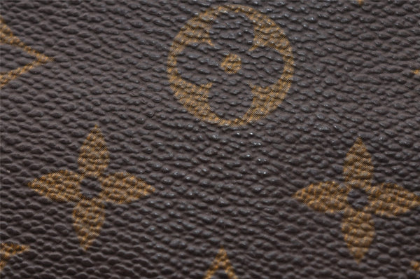 Authentic Louis Vuitton Monogram Pochette Homme Clutch Hand Bag M51795 LV 1552I