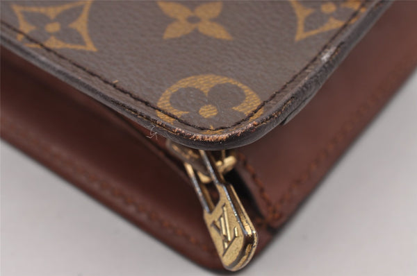 Authentic Louis Vuitton Monogram Pochette Homme Clutch Hand Bag M51795 LV 1552I