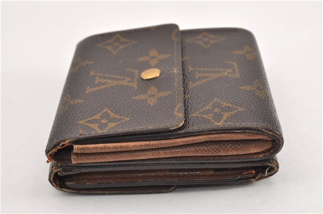 Authentic Louis Vuitton Monogram M61652 Porte Monnaie Billet Carte Credit 1555G