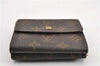 Authentic Louis Vuitton Monogram M61652 Porte Monnaie Billet Carte Credit 1555G