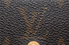 Authentic Louis Vuitton Monogram M61652 Porte Monnaie Billet Carte Credit 1555G