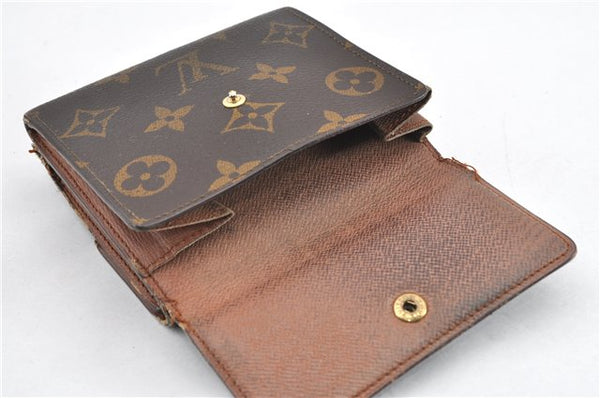 Authentic Louis Vuitton Monogram M61652 Porte Monnaie Billet Carte Credit 1555G