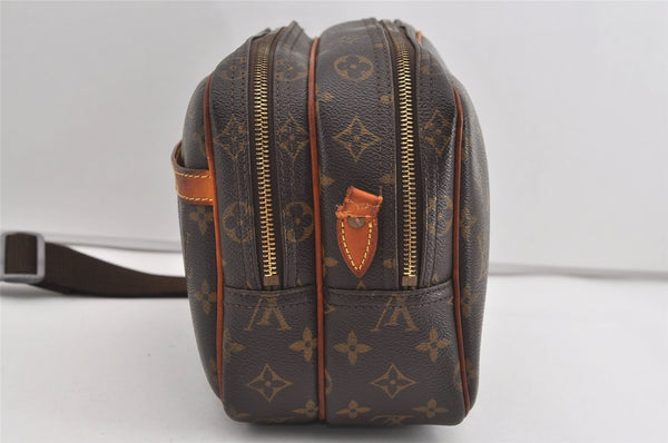 Authentic Louis Vuitton Monogram Reporter PM Shoulder Bag M45254 Junk 1556I