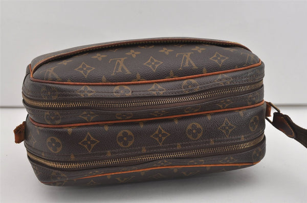 Authentic Louis Vuitton Monogram Reporter PM Shoulder Bag M45254 Junk 1556I