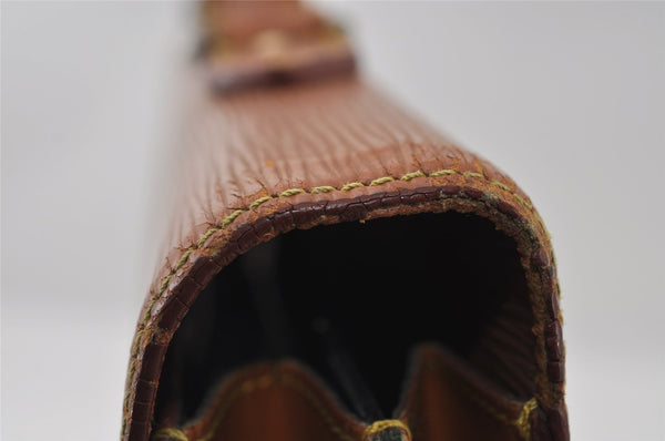 Authentic Louis Vuitton Epi Serviette Conseiller Briefcase Brown M54428 LV 1558I