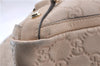 Authentic GUCCI Guccissima Abbey Leather Shoulder GG Tote Bag 170004 Beige 1559D