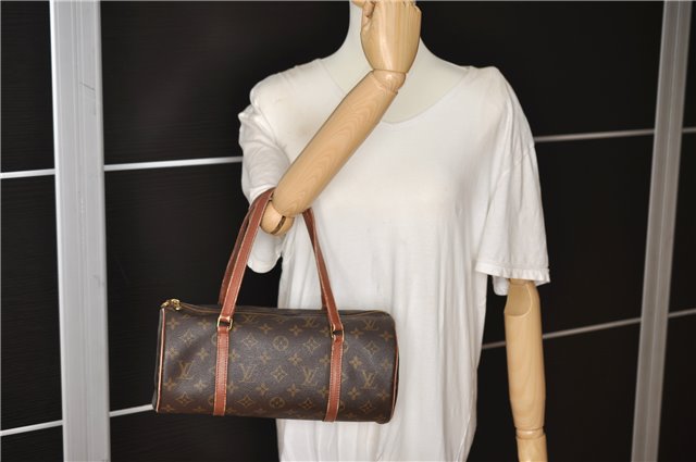 Authentic Louis Vuitton Monogram Papillon 30 Hand Bag Old Model LV 1560F
