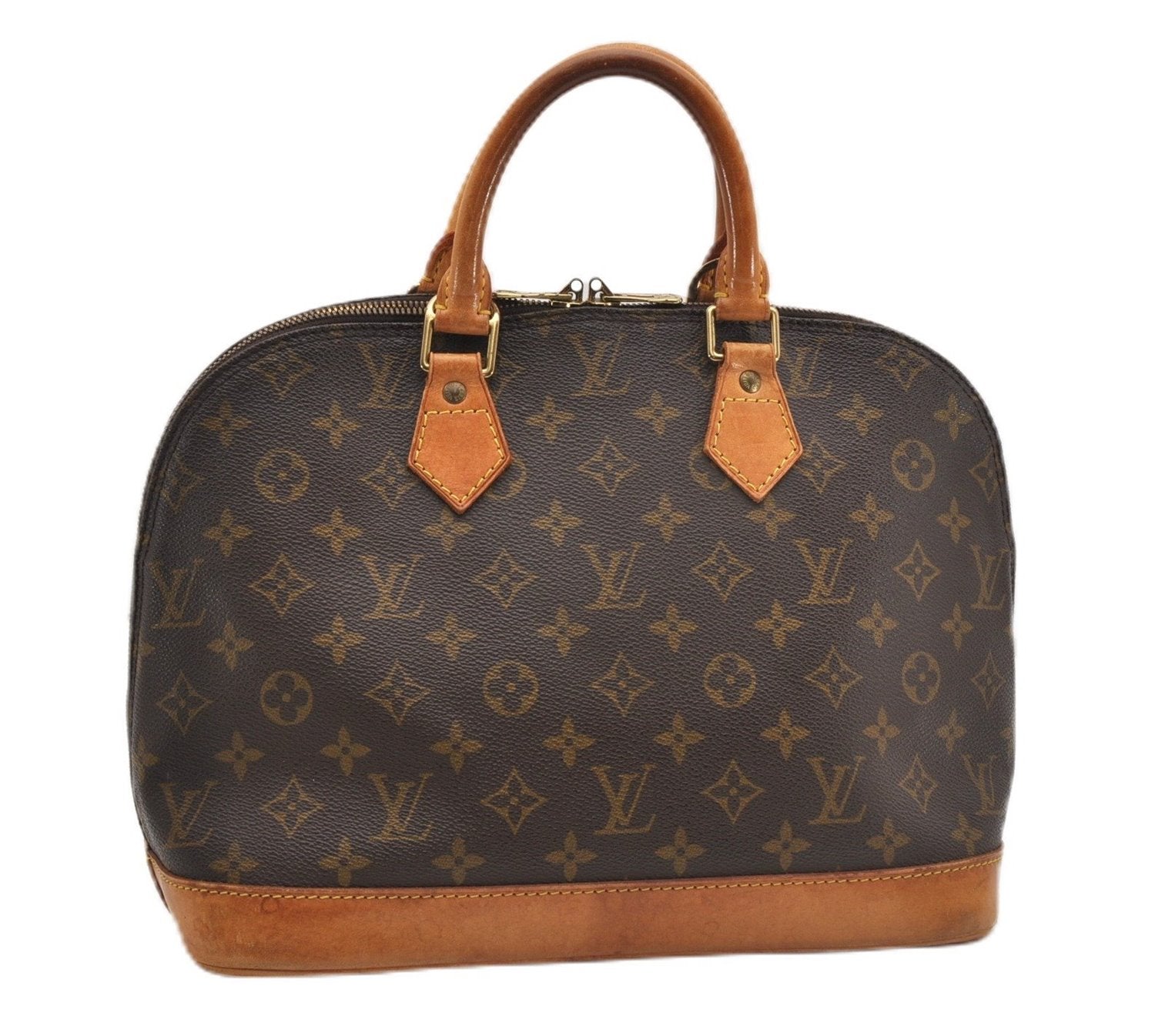 Authentic Louis Vuitton Monogram Alma Hand Bag Purse M51130 LV 1560G