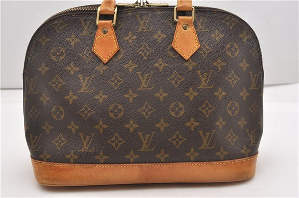 Authentic Louis Vuitton Monogram Alma Hand Bag Purse M51130 LV 1560G