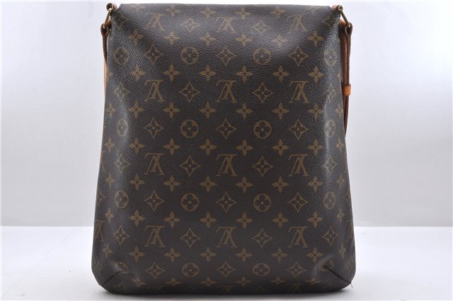 Authentic Louis Vuitton Monogram Musette Shoulder Cross Body Bag M51256 LV 1561D