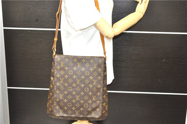 Authentic Louis Vuitton Monogram Musette Shoulder Cross Body Bag M51256 LV 1561D