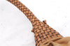 Authentic FENDI Spy Bag Hand Bag Leather Brown 1562D