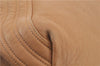 Authentic FENDI Spy Bag Hand Bag Leather Brown 1562D