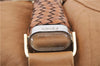 Authentic FENDI Spy Bag Hand Bag Leather Brown 1562D