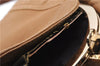 Authentic FENDI Spy Bag Hand Bag Leather Brown 1562D
