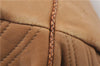 Authentic FENDI Spy Bag Hand Bag Leather Brown 1562D