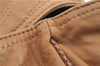 Authentic FENDI Spy Bag Hand Bag Leather Brown 1562D