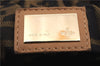 Authentic FENDI Spy Bag Hand Bag Leather Brown 1562D