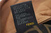 Authentic FENDI Spy Bag Hand Bag Leather Brown 1562D