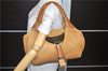 Authentic FENDI Spy Bag Hand Bag Leather Brown 1562D