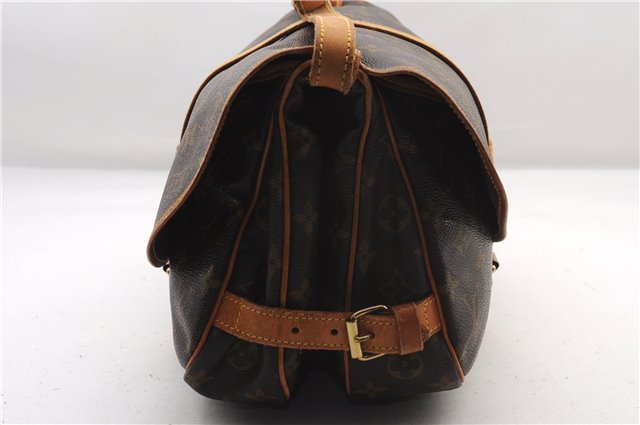 Authentic Louis Vuitton Monogram Saumur 30 Shoulder Cross Bag M42256 LV 1562F