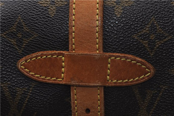 Authentic Louis Vuitton Monogram Saumur 30 Shoulder Cross Bag M42256 LV 1562F