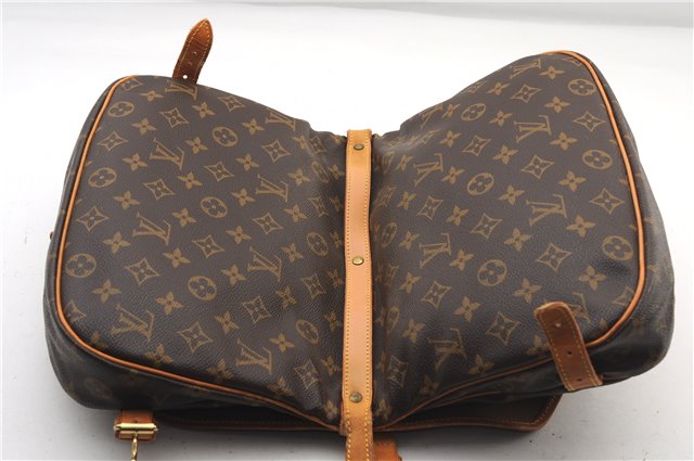 Authentic Louis Vuitton Monogram Saumur 30 Shoulder Cross Bag M42256 LV 1562F