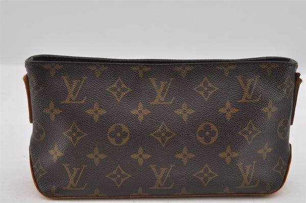 Authentic Louis Vuitton Monogram Trotteur Shoulder Cross Bag M51240 Junk 1562I