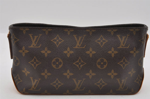 Authentic Louis Vuitton Monogram Trotteur Shoulder Cross Bag M51240 Junk 1562I