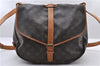 Authentic Louis Vuitton Monogram Saumur 35 Shoulder Cross Bag M42254 LV 1563F
