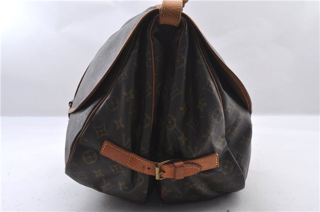 Authentic Louis Vuitton Monogram Saumur 35 Shoulder Cross Bag M42254 LV 1563F