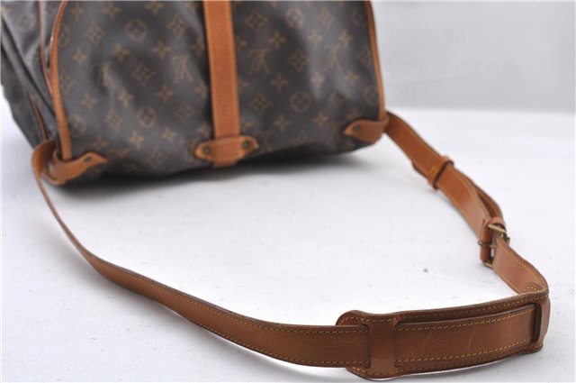 Authentic Louis Vuitton Monogram Saumur 35 Shoulder Cross Bag M42254 LV 1563F