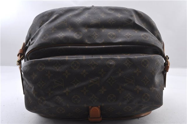 Authentic Louis Vuitton Monogram Saumur 35 Shoulder Cross Bag M42254 LV 1563F