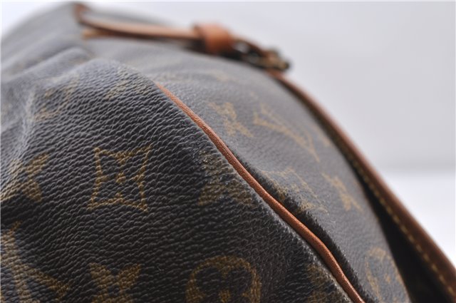 Authentic Louis Vuitton Monogram Saumur 35 Shoulder Cross Bag M42254 LV 1563F