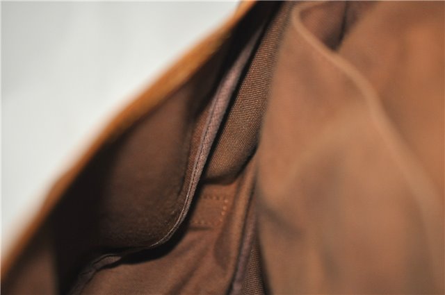 Authentic Louis Vuitton Monogram Saumur 35 Shoulder Cross Bag M42254 LV 1563F