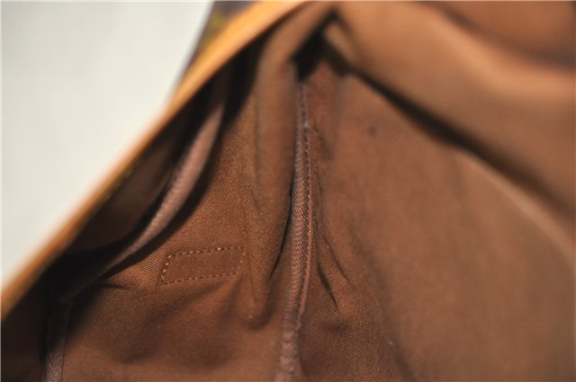 Authentic Louis Vuitton Monogram Saumur 35 Shoulder Cross Bag M42254 LV 1563F