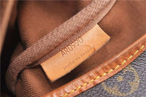 Authentic Louis Vuitton Monogram Saumur 35 Shoulder Cross Bag M42254 LV 1563F