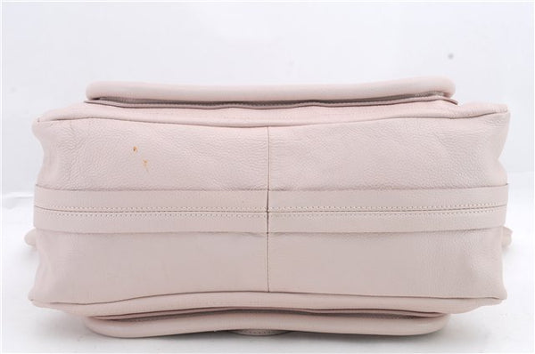 Authentic Chloe Paraty 2Way Shoulder Hand Bag Purse Light Pink 1564D