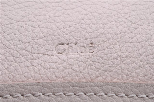 Authentic Chloe Paraty 2Way Shoulder Hand Bag Purse Light Pink 1564D