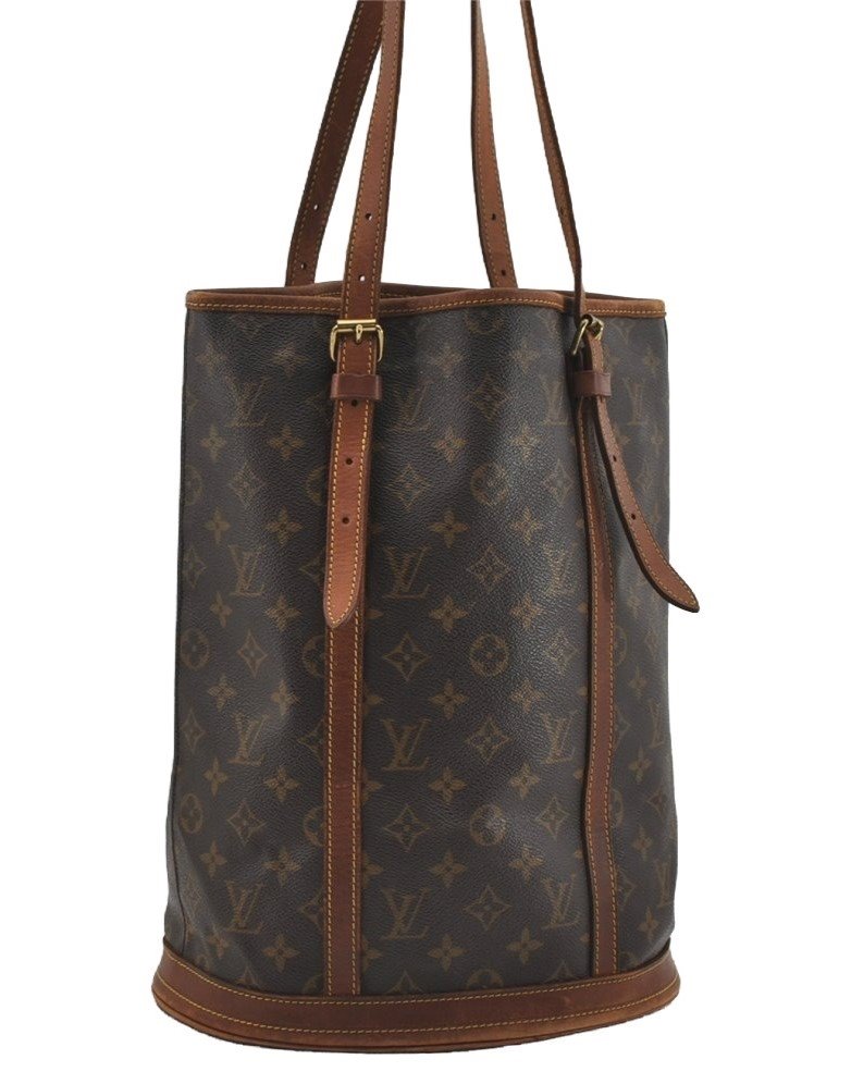 Authentic Louis Vuitton Monogram Bucket GM Shoulder Tote Bag M42236 LV 1564I