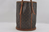 Authentic Louis Vuitton Monogram Bucket GM Shoulder Tote Bag M42236 LV 1564I