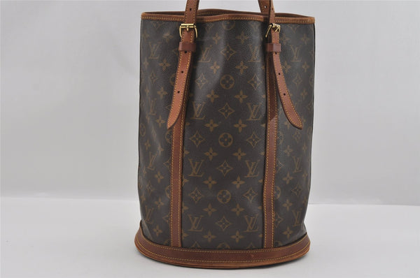 Authentic Louis Vuitton Monogram Bucket GM Shoulder Tote Bag M42236 LV 1564I