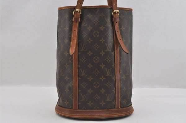 Authentic Louis Vuitton Monogram Bucket GM Shoulder Tote Bag M42236 LV 1564I
