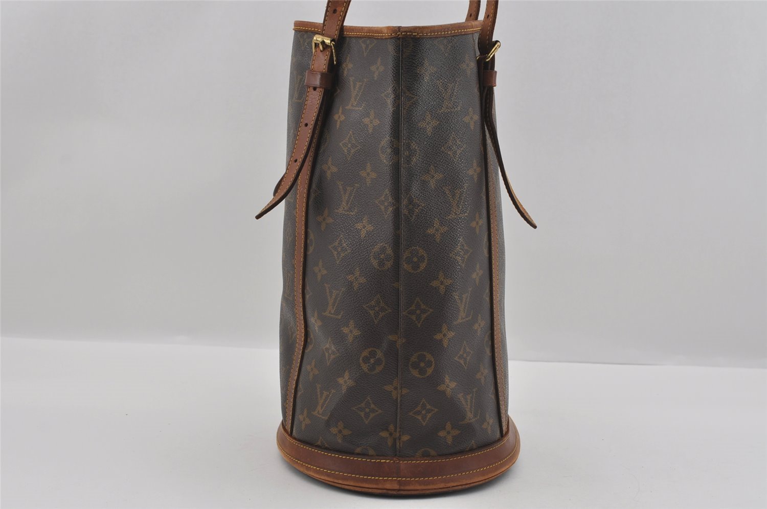 Authentic Louis Vuitton Monogram Bucket GM Shoulder Tote Bag M42236 LV 1564I