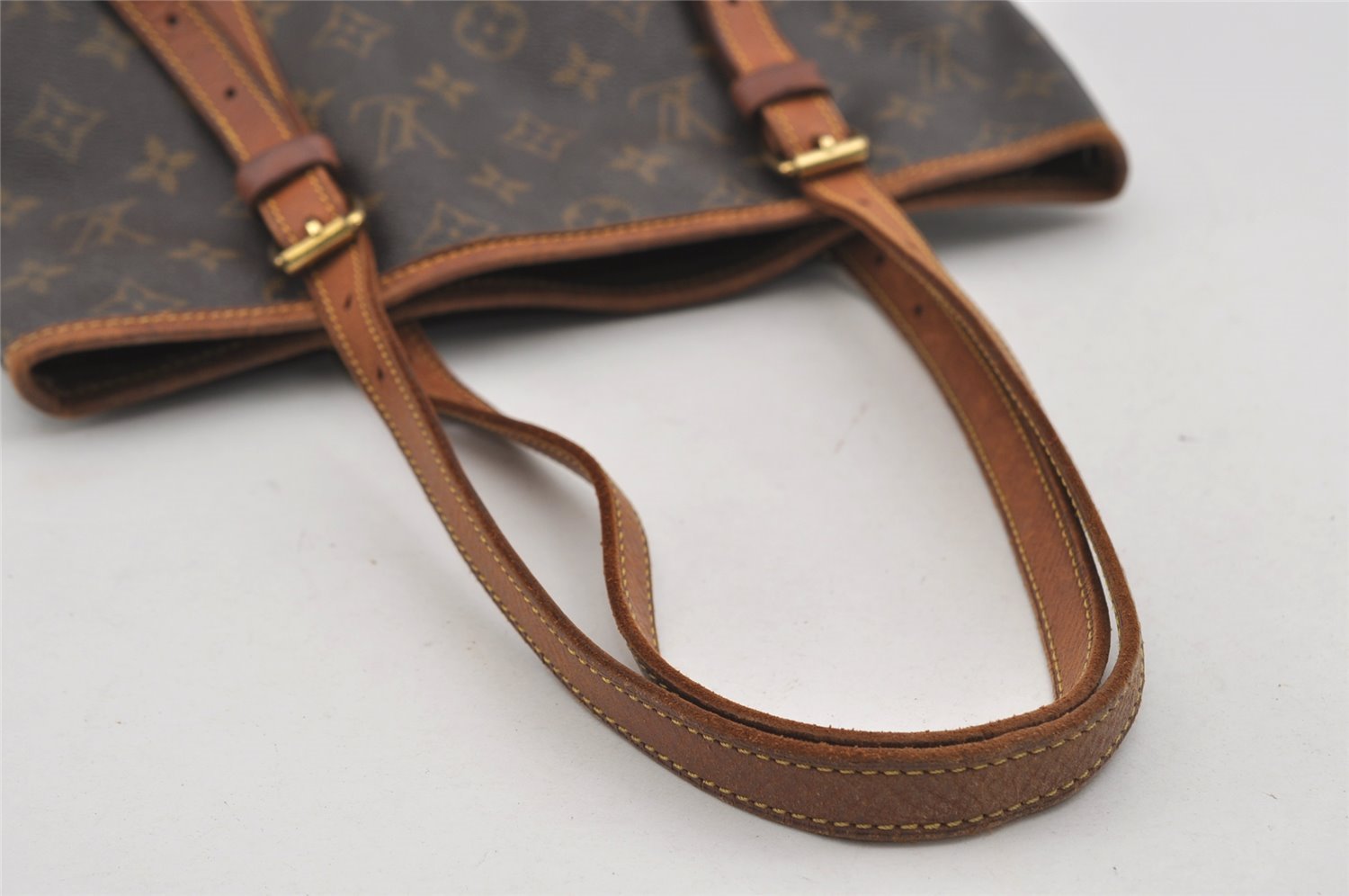 Authentic Louis Vuitton Monogram Bucket GM Shoulder Tote Bag M42236 LV 1564I
