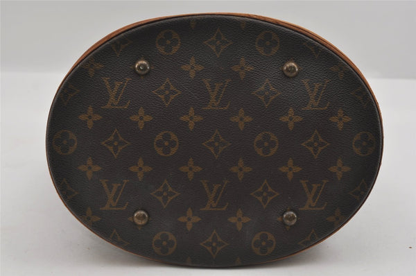 Authentic Louis Vuitton Monogram Bucket GM Shoulder Tote Bag M42236 LV 1564I