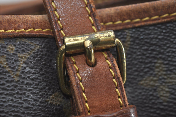 Authentic Louis Vuitton Monogram Bucket GM Shoulder Tote Bag M42236 LV 1564I
