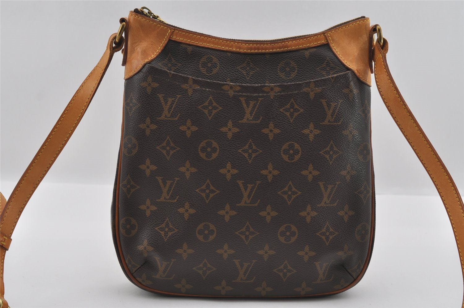 Authentic Louis Vuitton Monogram Odeon PM Shoulder Cross Bag M56390 LV 1566I