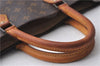 Authentic Louis Vuitton Monogram Sac Plat Hand Bag M51140 LV 1567D