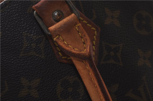 Authentic Louis Vuitton Monogram Sac Plat Hand Bag M51140 LV 1567D
